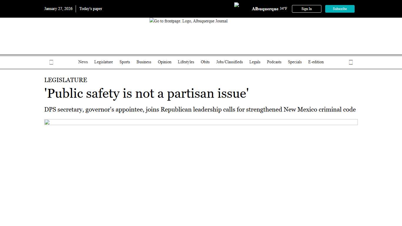 New Mexico crime bills 2026: Lawmakers, governor push tougher penalties and public safety reforms