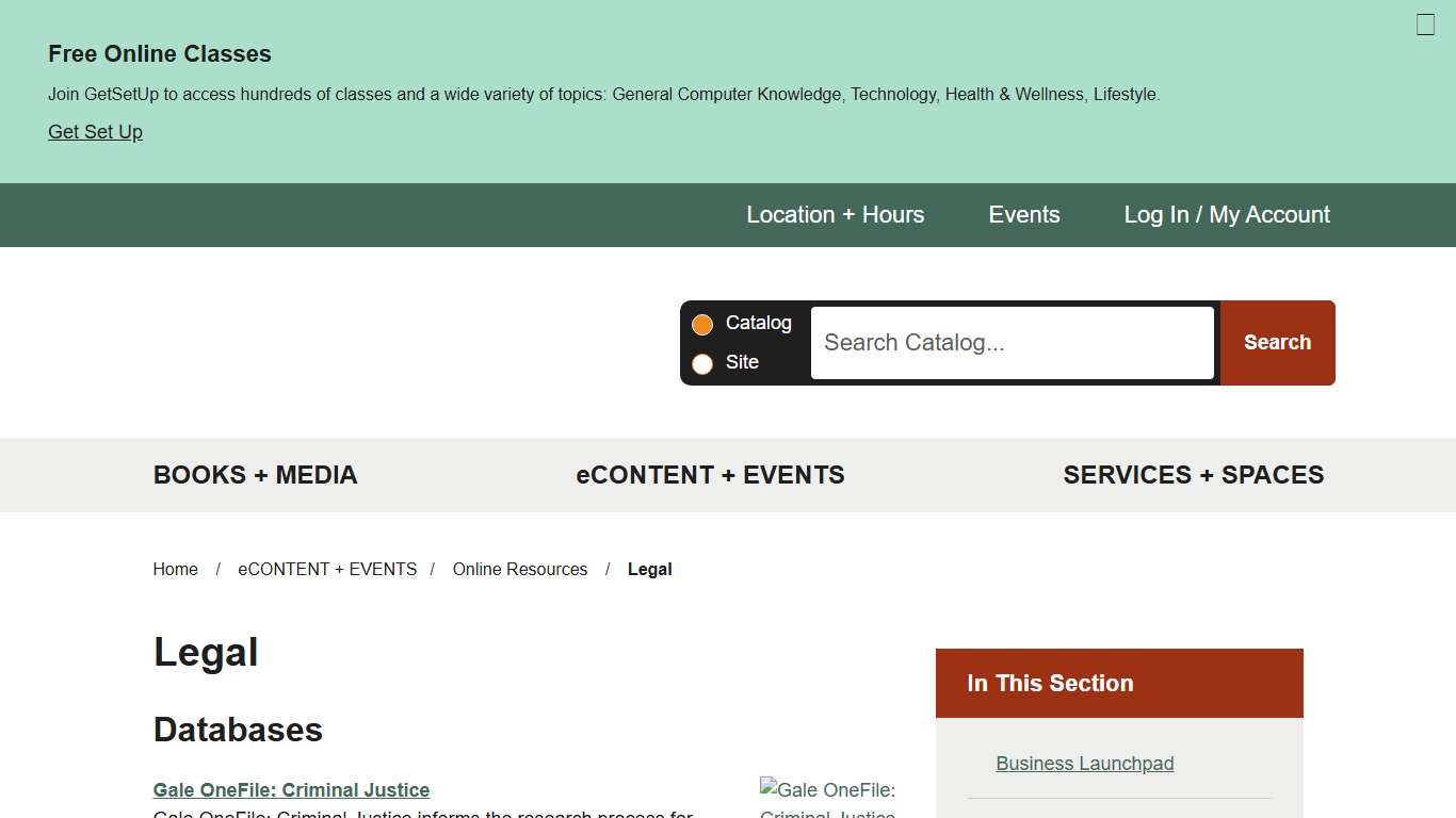 Legal Los Alamos Public Library